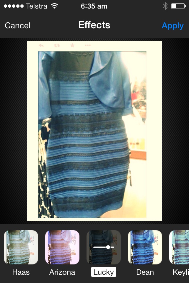 The Dress aka #TheDress Black and Blue vs White and Gold